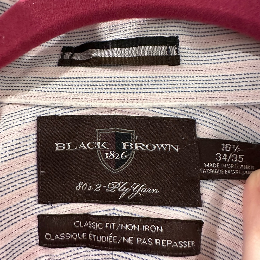 Black Brown 1826 Classic Fit Shirt